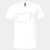 Unisex Jersey Short-Sleeve V-Neck T-Shirt Thumbnail