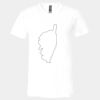 Unisex Jersey Short-Sleeve V-Neck T-Shirt Thumbnail