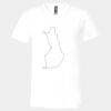 Unisex Jersey Short-Sleeve V-Neck T-Shirt Thumbnail