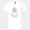 Unisex Jersey Short-Sleeve V-Neck T-Shirt Thumbnail