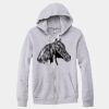 Adult Triblend Full-Zip Fleece Hooded Sweatshirt Thumbnail