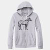 Adult Triblend Full-Zip Fleece Hooded Sweatshirt Thumbnail