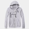 Adult Triblend Full-Zip Fleece Hooded Sweatshirt Thumbnail