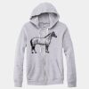 Adult Triblend Full-Zip Fleece Hooded Sweatshirt Thumbnail