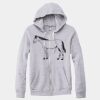 Adult Triblend Full-Zip Fleece Hooded Sweatshirt Thumbnail