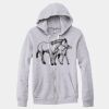 Adult Triblend Full-Zip Fleece Hooded Sweatshirt Thumbnail