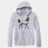Adult Triblend Full-Zip Fleece Hooded Sweatshirt Thumbnail