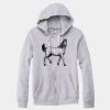 Adult Triblend Full-Zip Fleece Hooded Sweatshirt Thumbnail