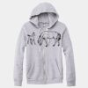 Adult Triblend Full-Zip Fleece Hooded Sweatshirt Thumbnail