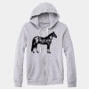 Adult Triblend Full-Zip Fleece Hooded Sweatshirt Thumbnail