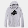 Adult Triblend Full-Zip Fleece Hooded Sweatshirt Thumbnail