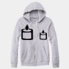 Adult Triblend Full-Zip Fleece Hooded Sweatshirt Thumbnail