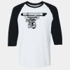 Adult Heavy Cotton™ Three-Quarter Raglan Sleeve T-Shirt Thumbnail